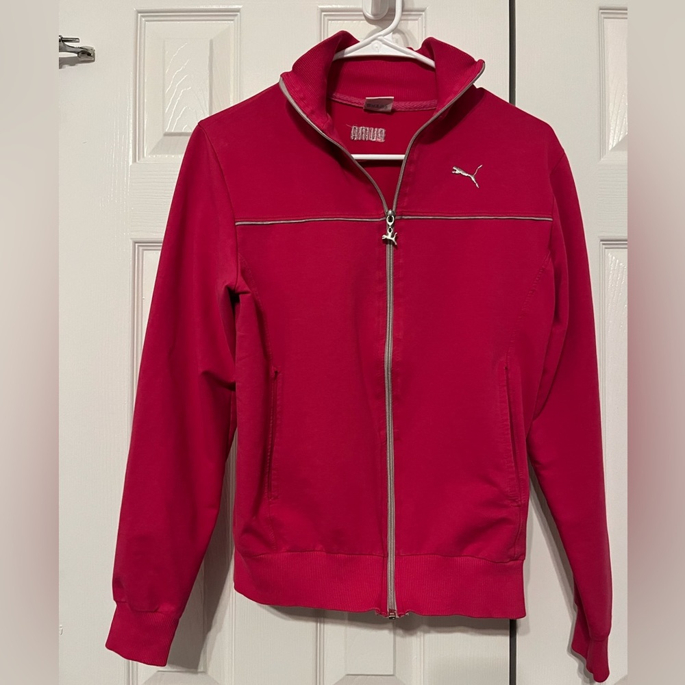 Girls Jacket- Puma full zip, long sleeve